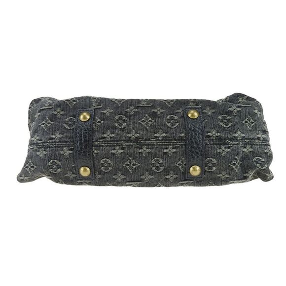 Louis Vuitton NeoCabby MM Noir Monogram Denim - Picture 3 of 12
